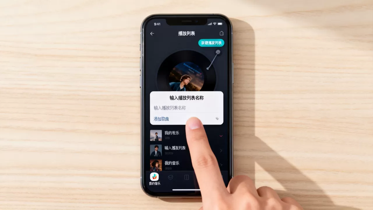 iPhone音乐播放列表怎么创建？iPhone音乐播放列表
