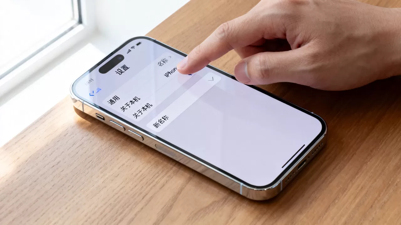 怎么给iphone设置名字，iPhone修改设备名称教程