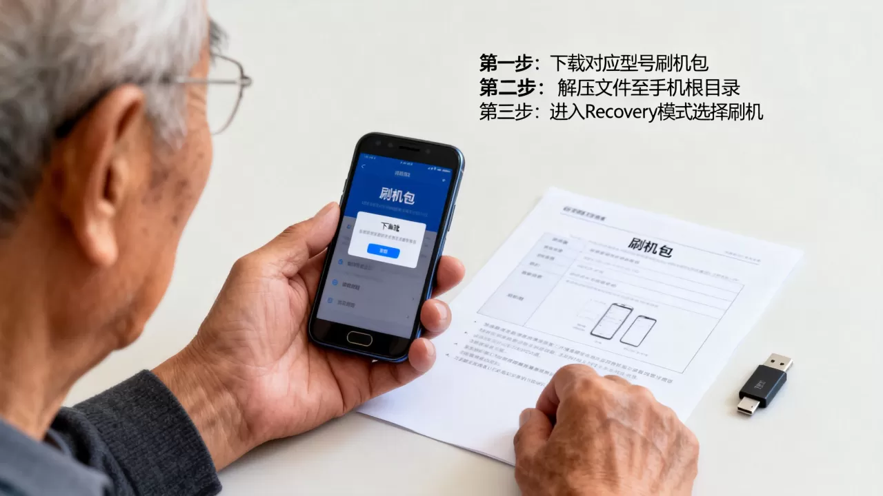 老人手机刷机包怎么用，老人手机刷机包