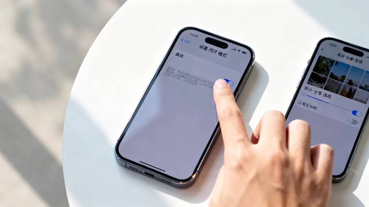 iphone照片怎么设置大小，iphone照片压缩变小的方法