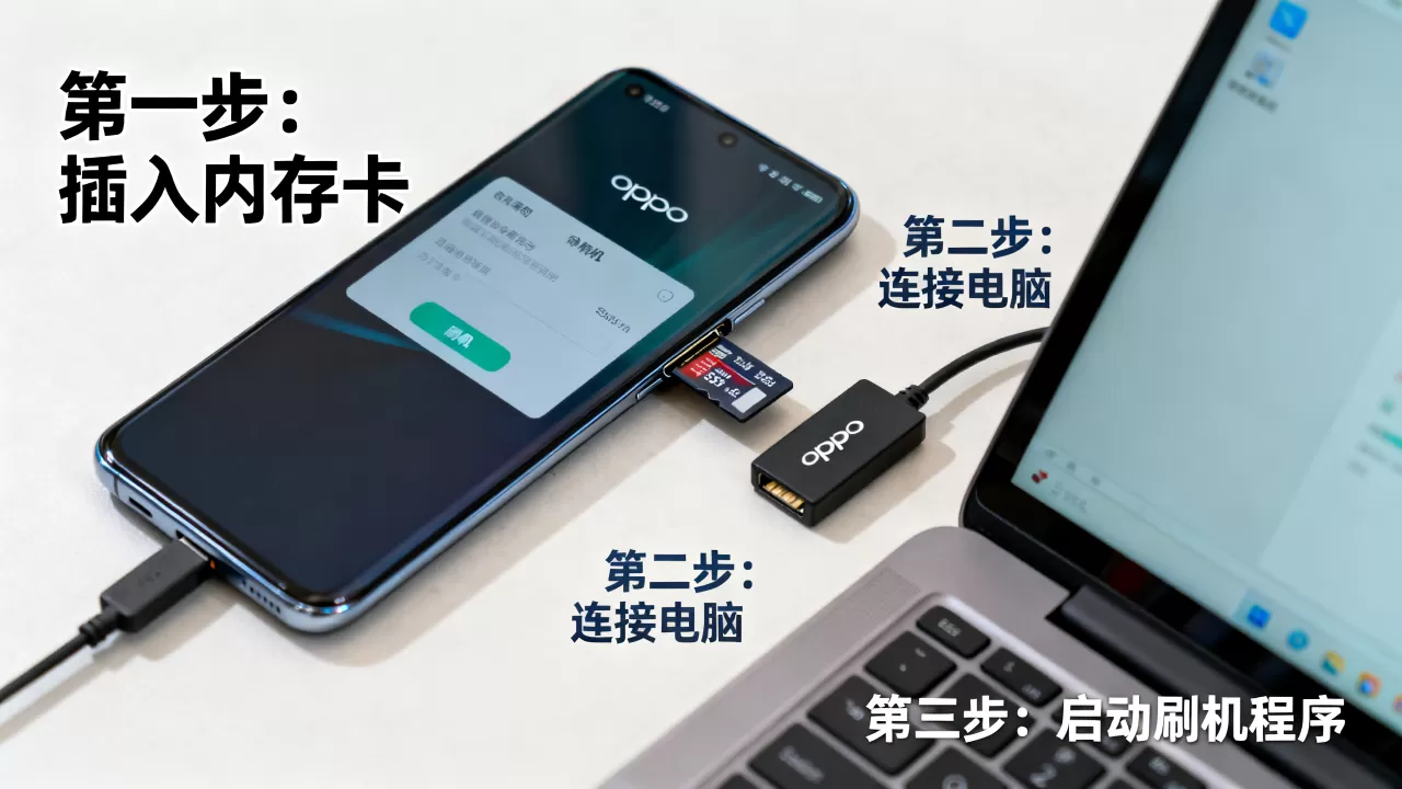 oppo内存卡刷机教程，手机内存卡扩容刷机方法