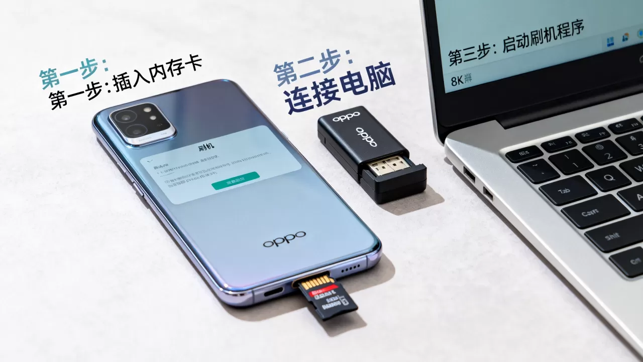 oppo内存卡刷机教程，手机内存卡扩容刷机方法