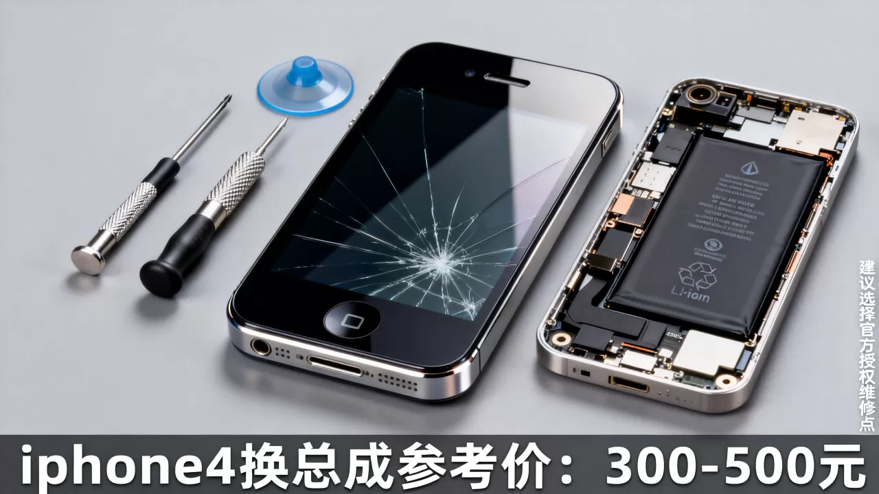 iphone4换总成多少钱，iphone4换总成