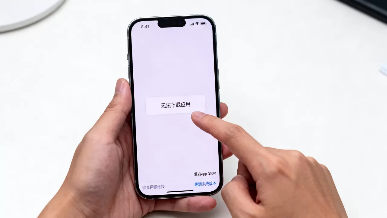 iphone此时无法下载应用怎么办，iphone无法下载应用