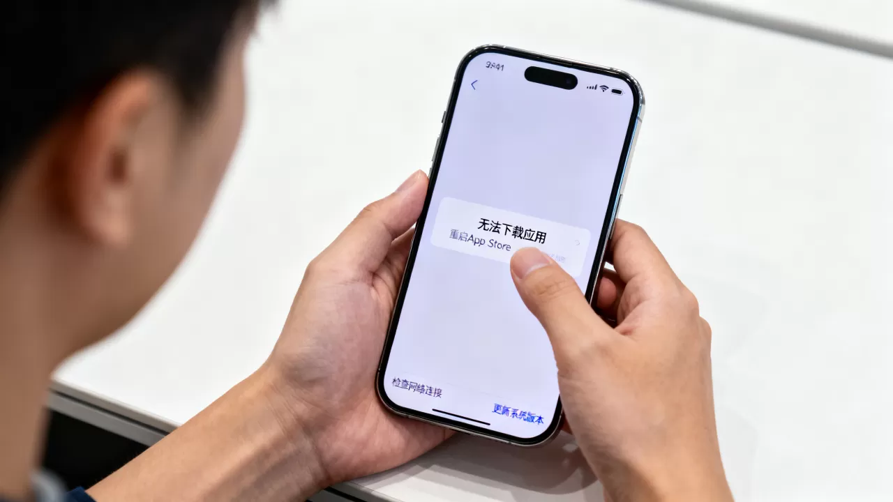 iphone此时无法下载应用怎么办，iphone无法下载应用