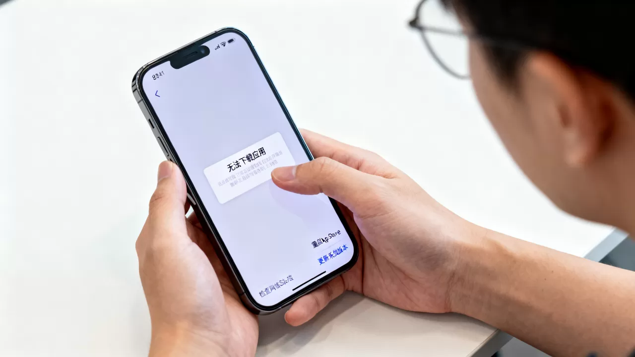 iphone此时无法下载应用怎么办，iphone无法下载应用