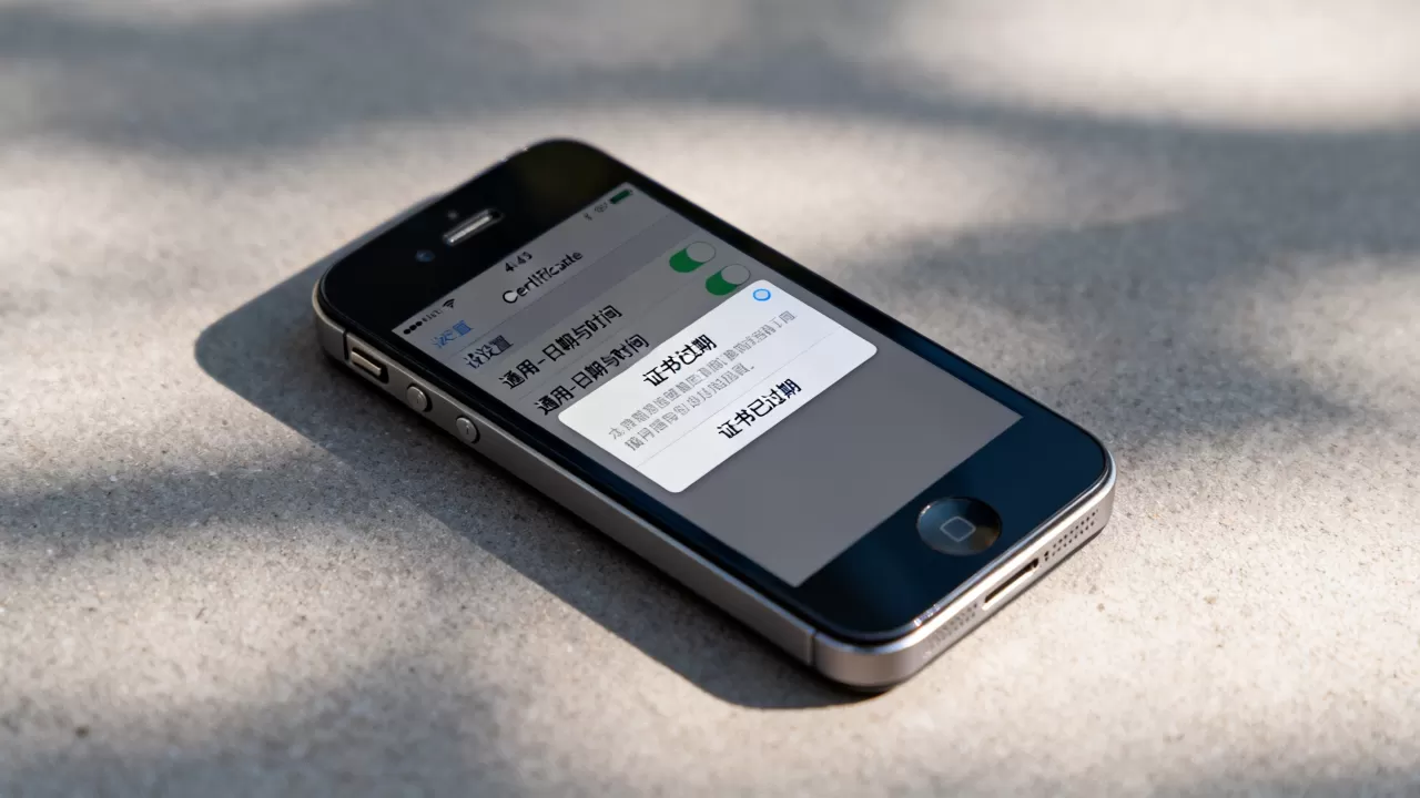 iphone4s证书过期怎么办，iphone4s证书