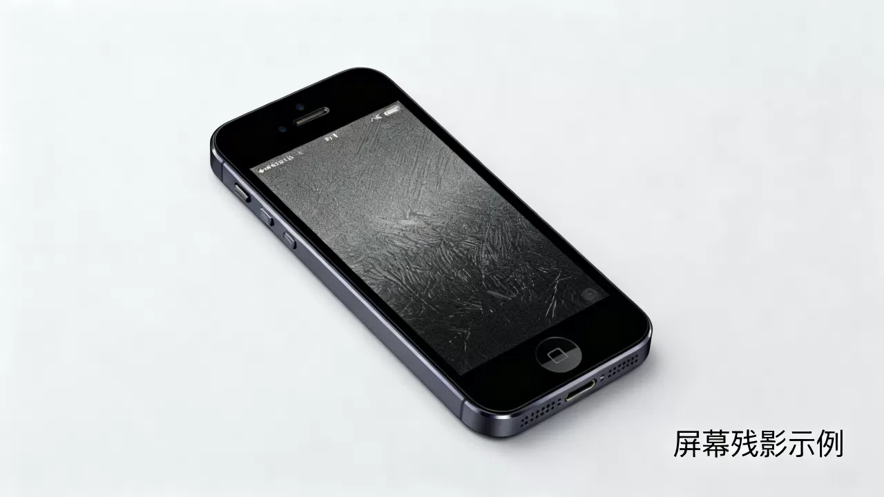 iphone5残影怎么消除，iphone5屏幕残影