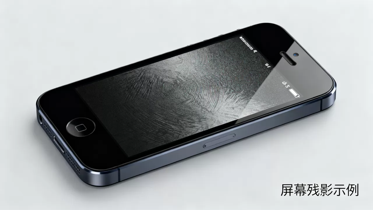 iphone5残影怎么消除，iphone5屏幕残影