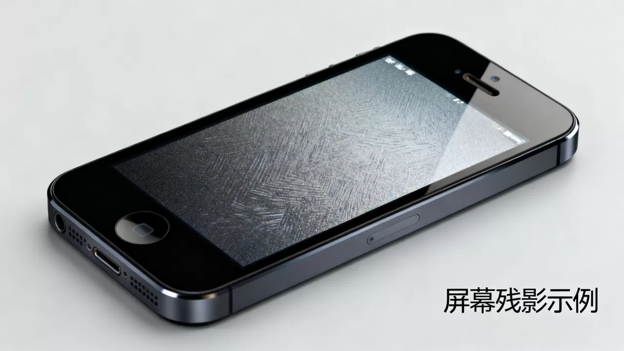 iphone5残影怎么消除，iphone5屏幕残影