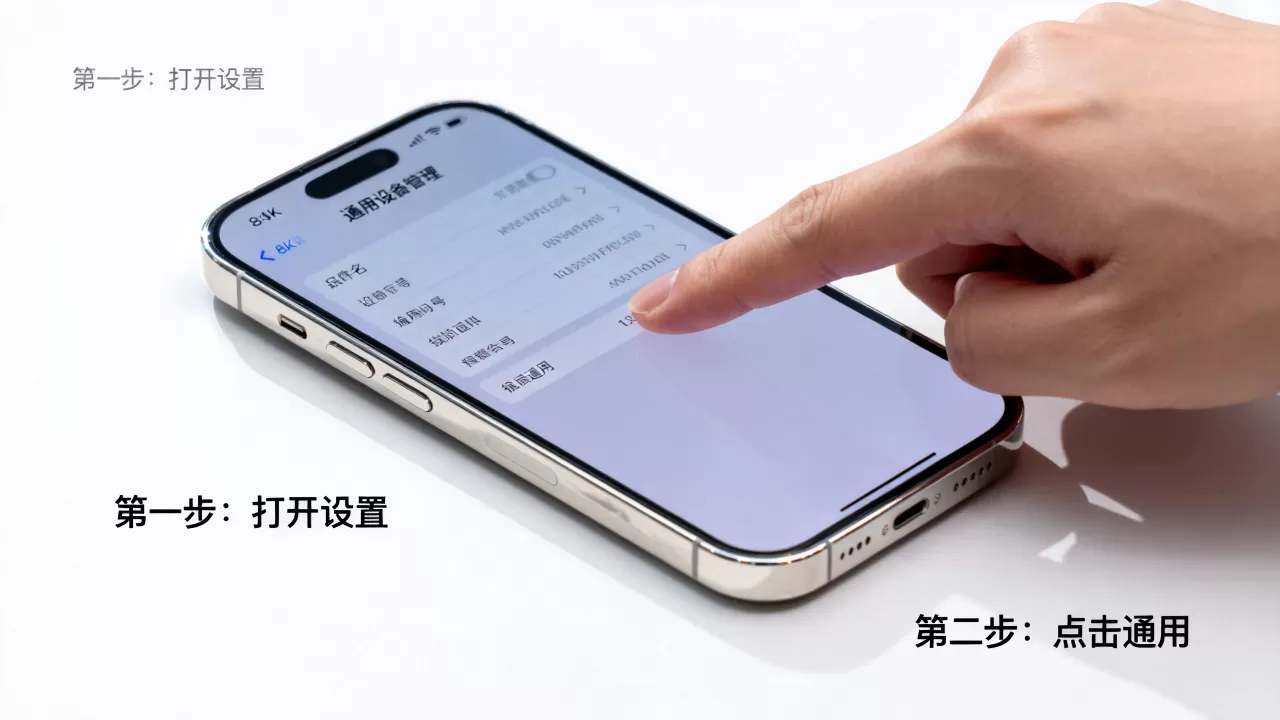 iphone通用设备管理怎么设置，iphone通用设备管理