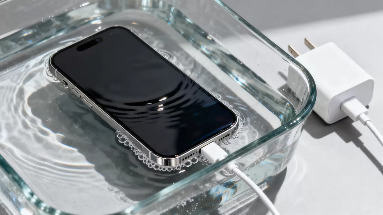 iphone进水充电没反应怎么办，iphone进水了充不进电