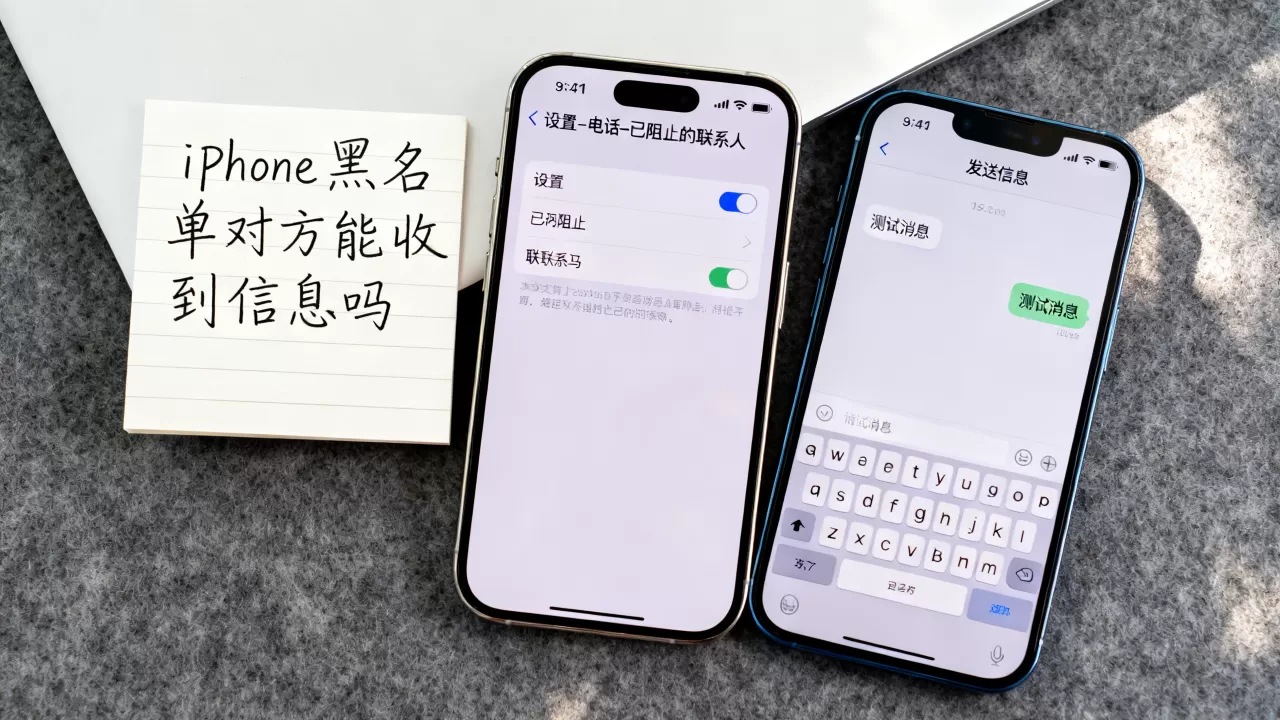iphone黑名单对方能收到信息吗，iphone黑名单对方