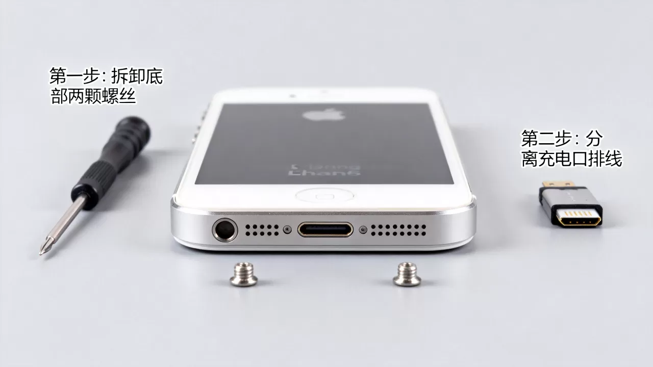 iphone5接口更换，iphone5充电口坏了怎么修