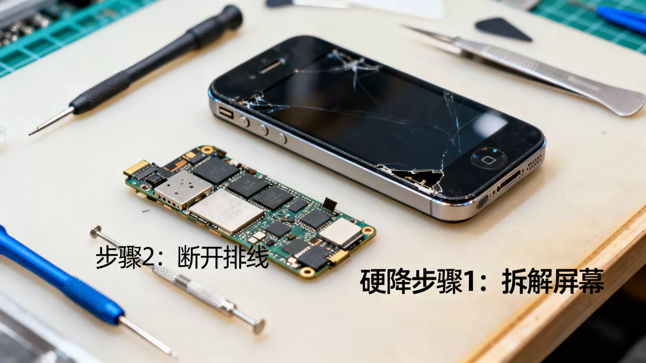 iphone4硬降怎么办，iphone4硬降