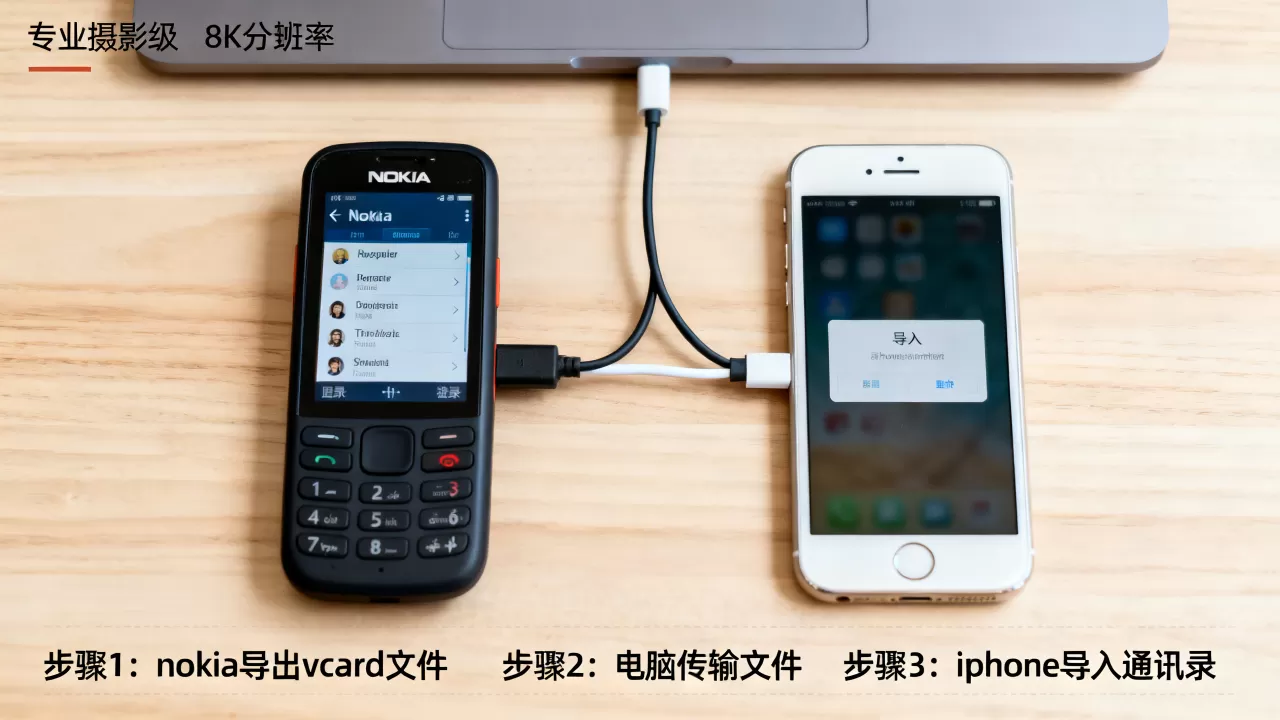 nokia通讯录怎么导入iphone，iphone手机通讯录导入方法