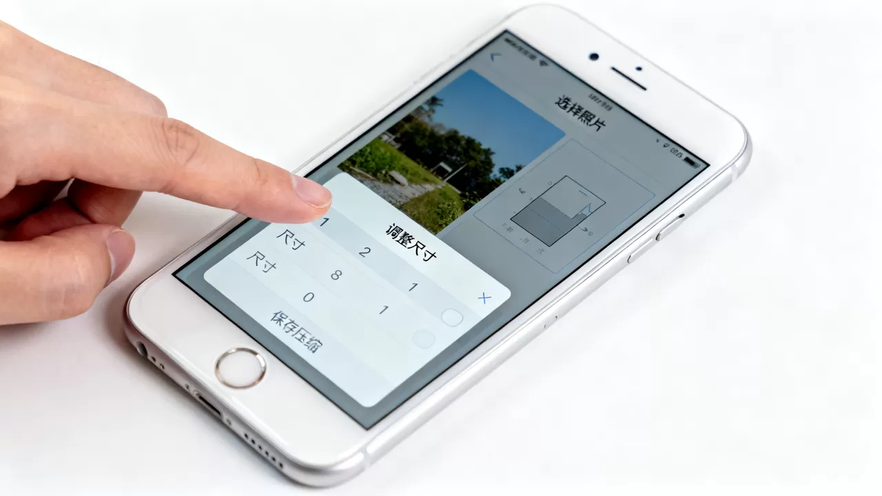 调整iphone照片大小吗，iphone怎么压缩照片