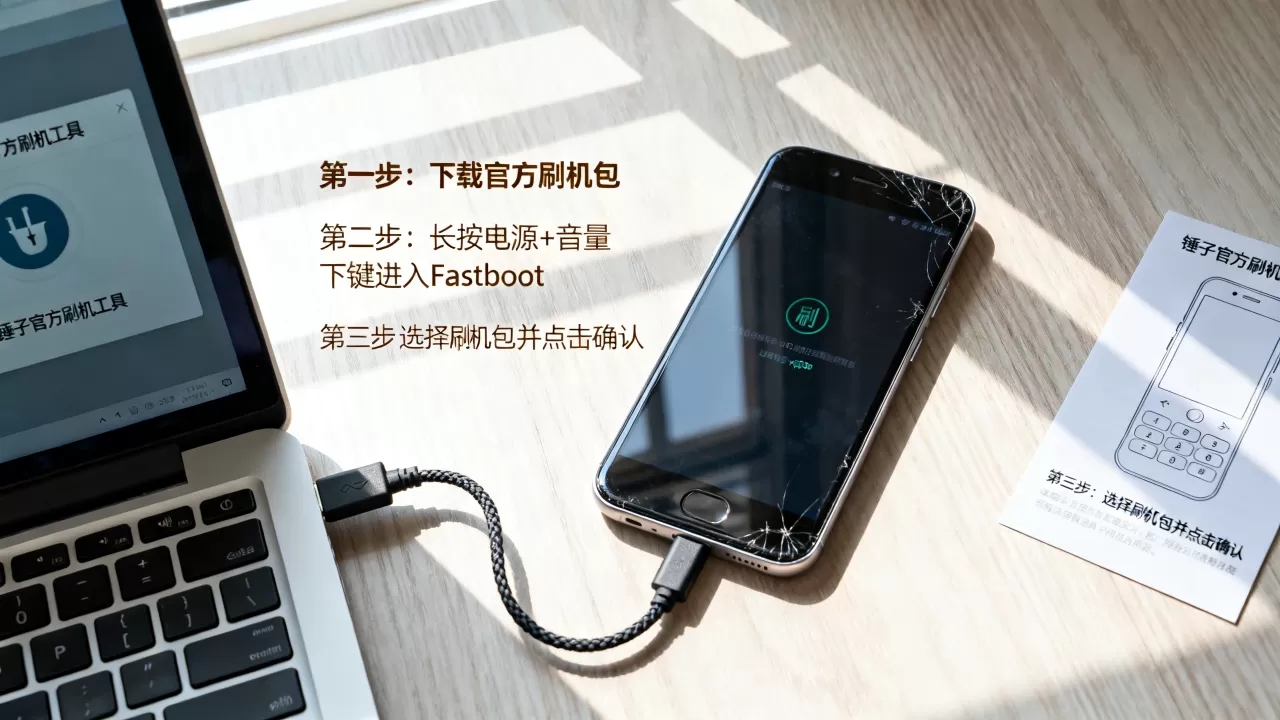 锤子yq603刷机教程，锤子手机刷机失败怎么办