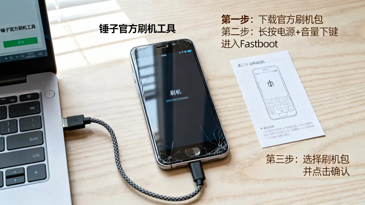 锤子yq603刷机教程，锤子手机刷机失败怎么办