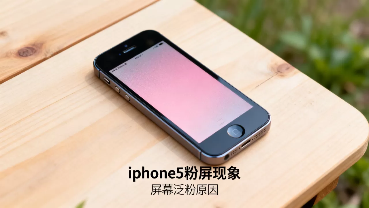 iphone5粉屏怎么回事，iphone5屏幕泛粉