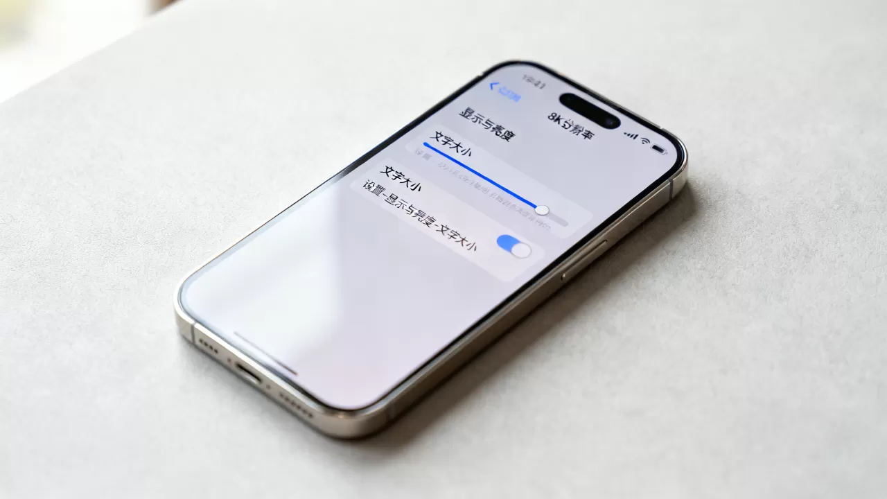 iphone图标字体大小怎么调，iphone图标字体大小