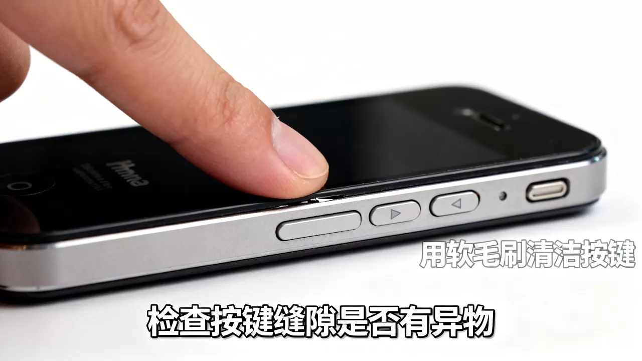 iphone4s侧面按键失灵怎么办，iphone4s侧面