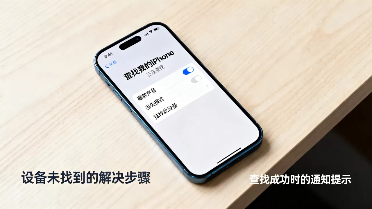 查找iphone找到时通知，iphone查找设备找不到怎么办