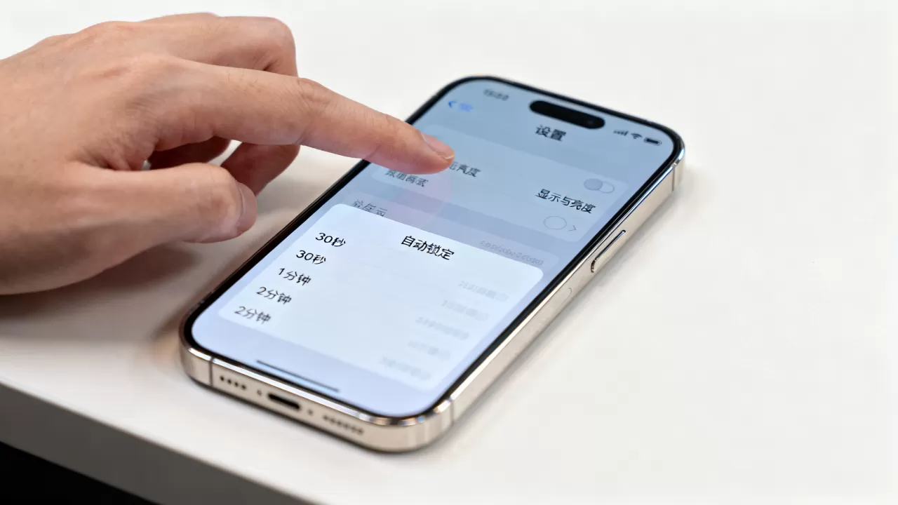 iphone没有自动锁定了怎么办，iphone自动锁定设置