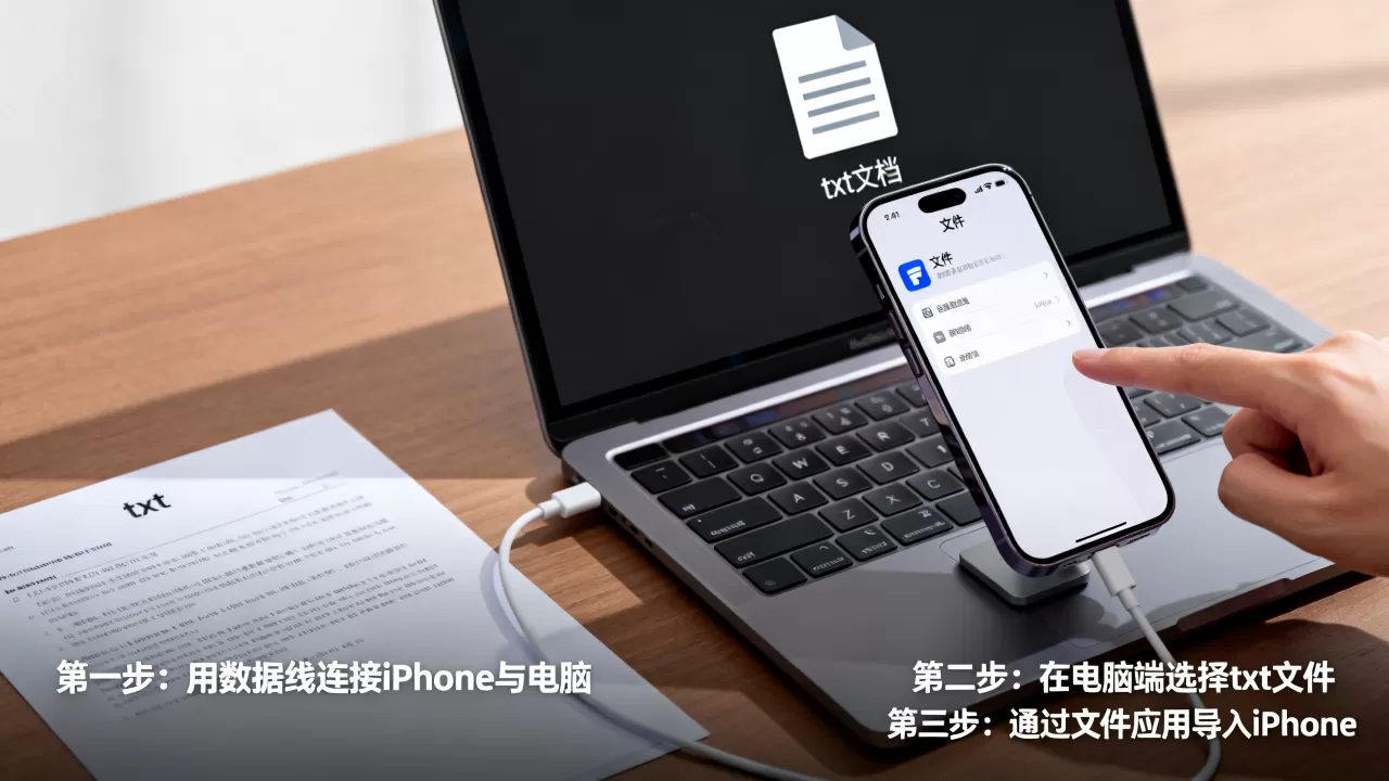 怎么把txt传到iphone，iphone导入txt文件教程