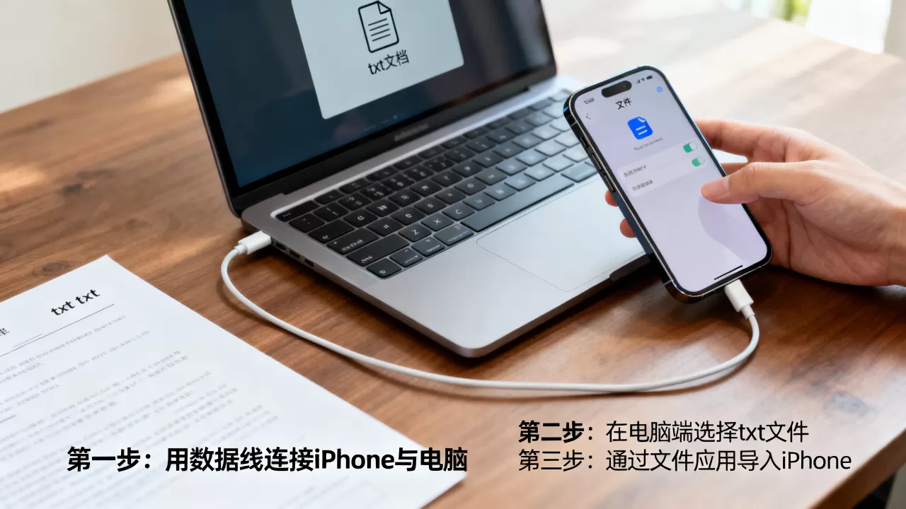 怎么把txt传到iphone，iphone导入txt文件教程