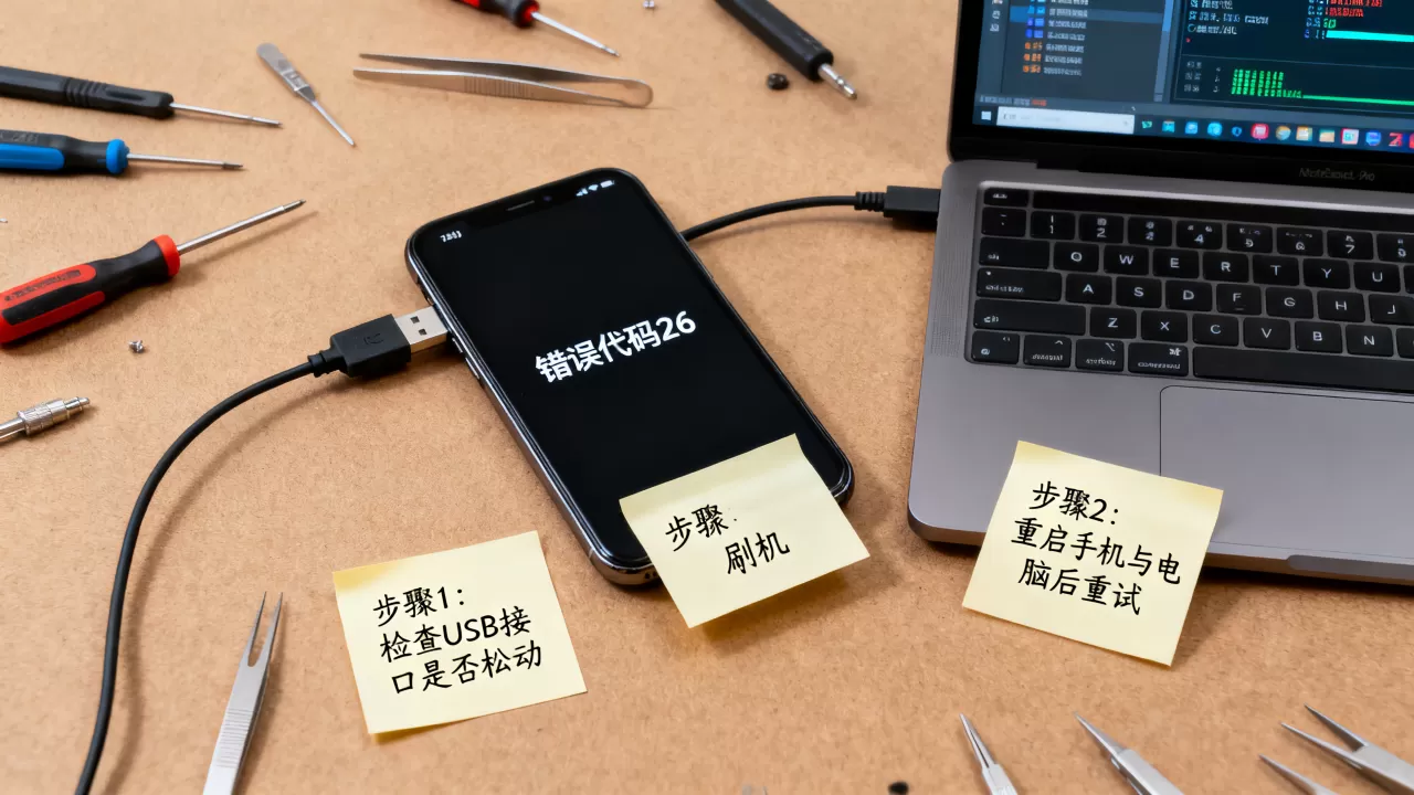 刷机错误代码26怎么办？刷机错误代码26解决方法