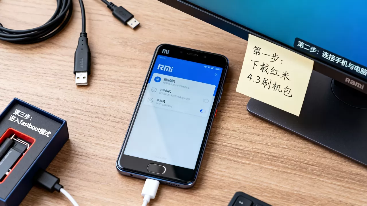 红米4.3刷机包怎么刷，红米手机刷机教程