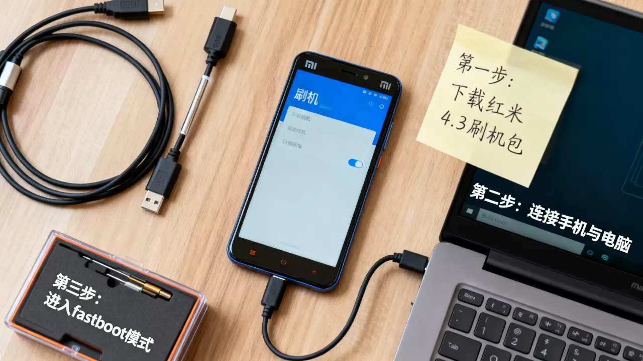 红米4.3刷机包怎么刷，红米手机刷机教程