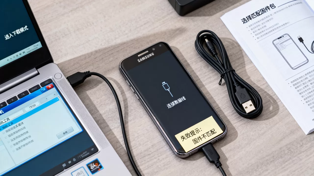 sm t530 刷机教程，三星t530刷机失败怎么办