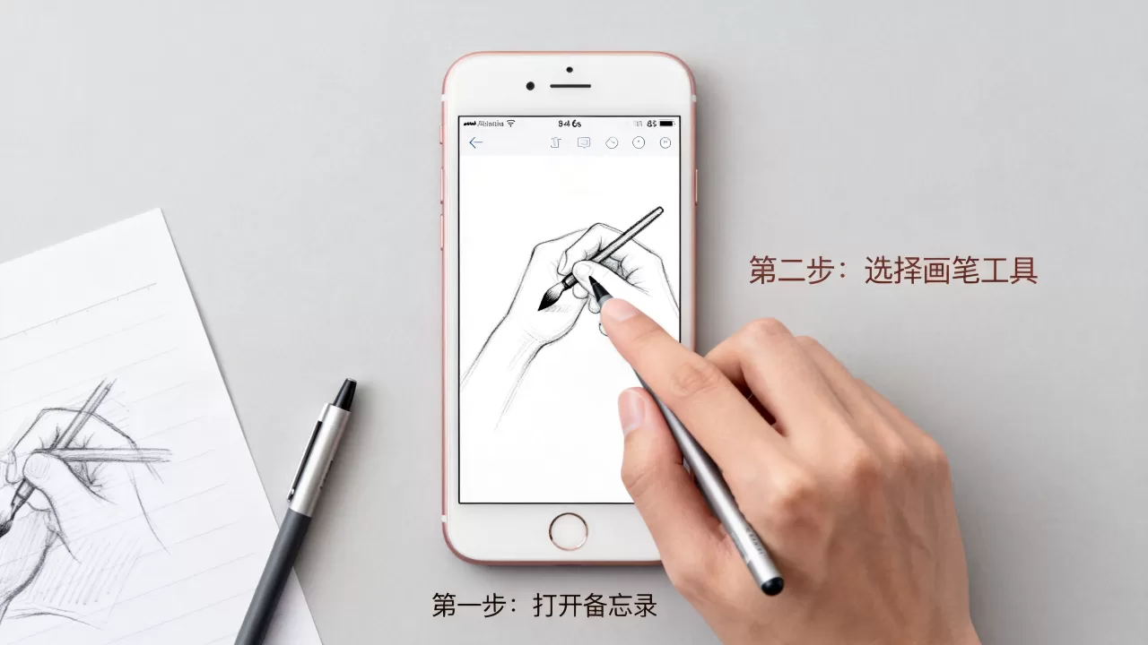 iphone6s画画怎么画，iphone6s画画教程