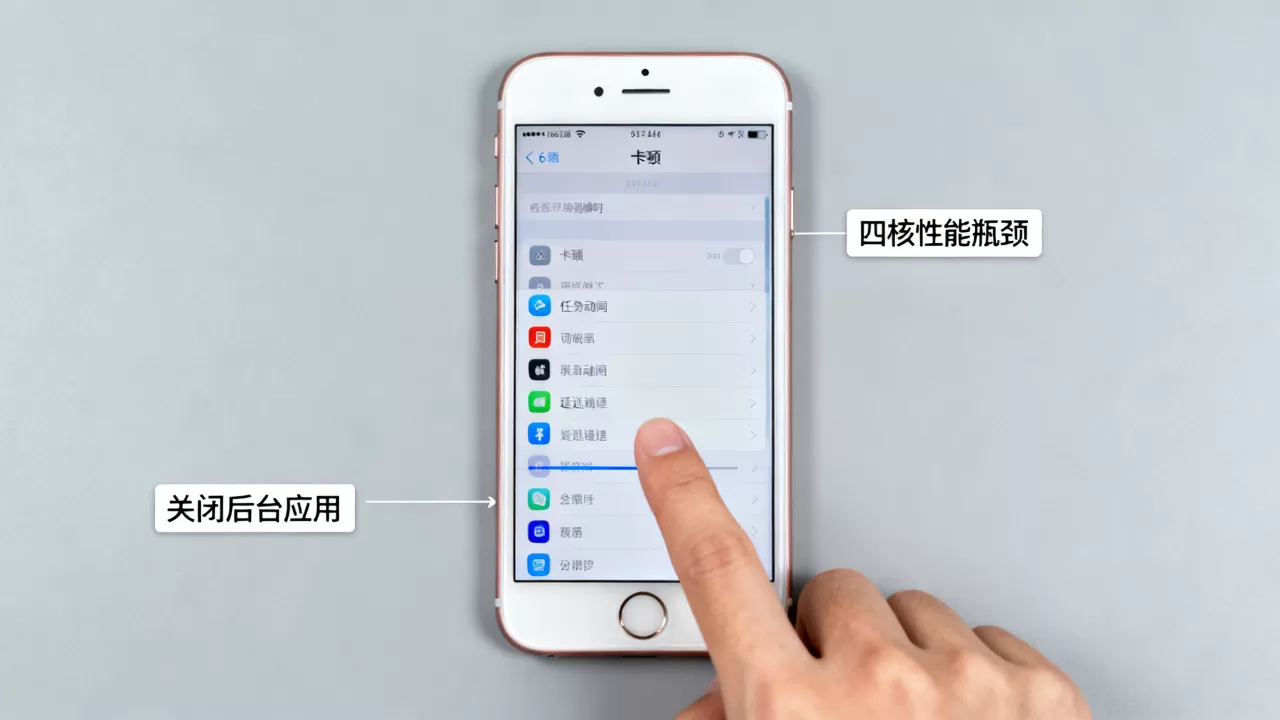 iphone6四核卡顿怎么办，iphone6四核