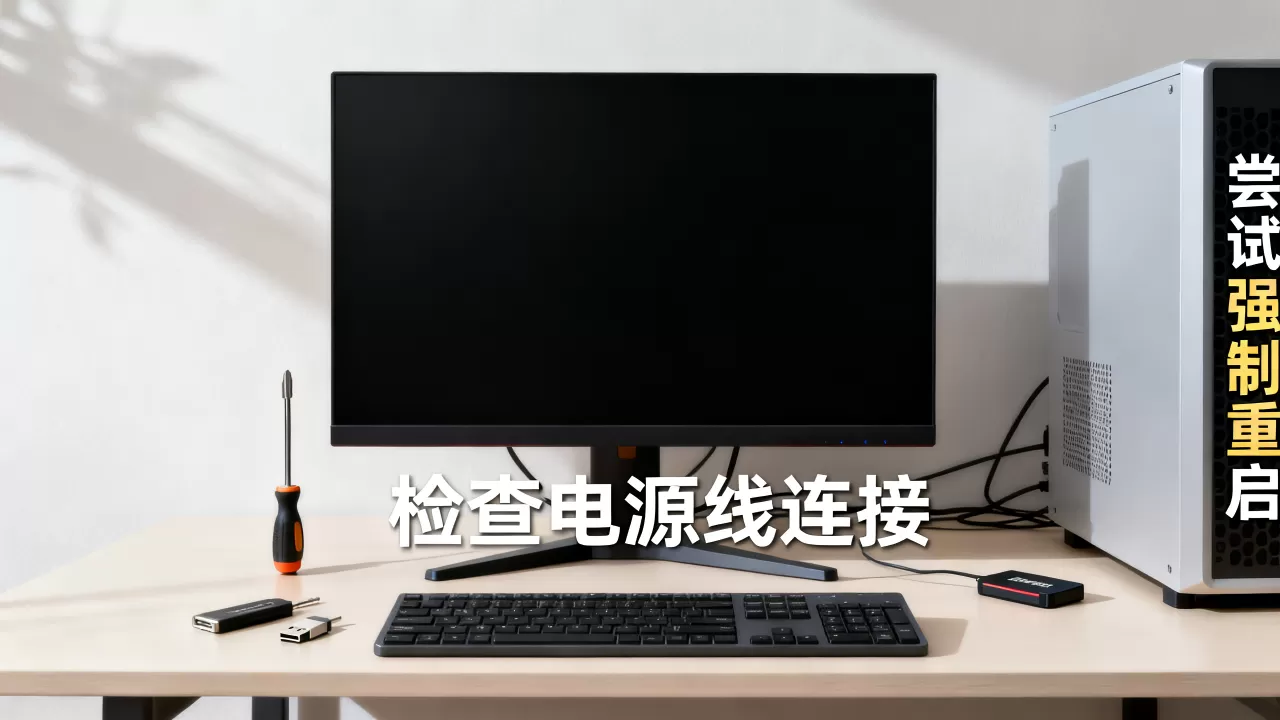 电脑刷机黑屏无法开机怎么办，刷机黑屏解决方法