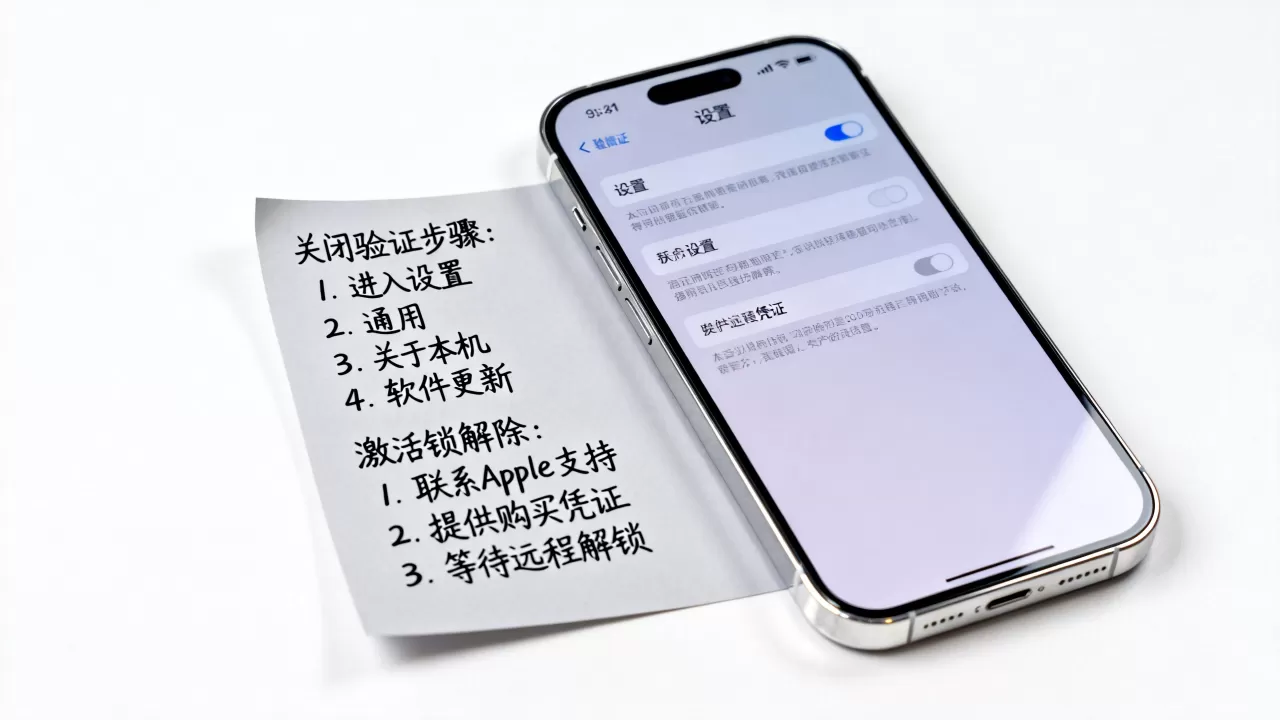 iphone关闭验证怎么刷，iphone激活锁怎么解除