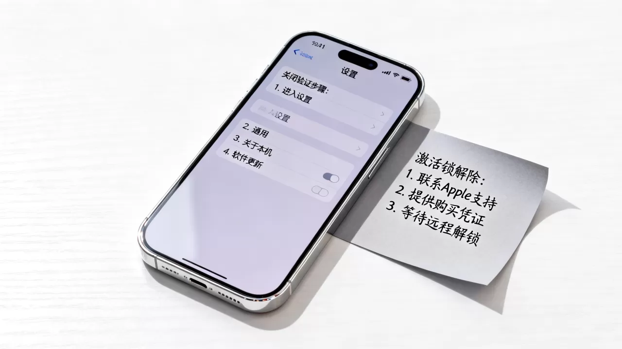 iphone关闭验证怎么刷，iphone激活锁怎么解除