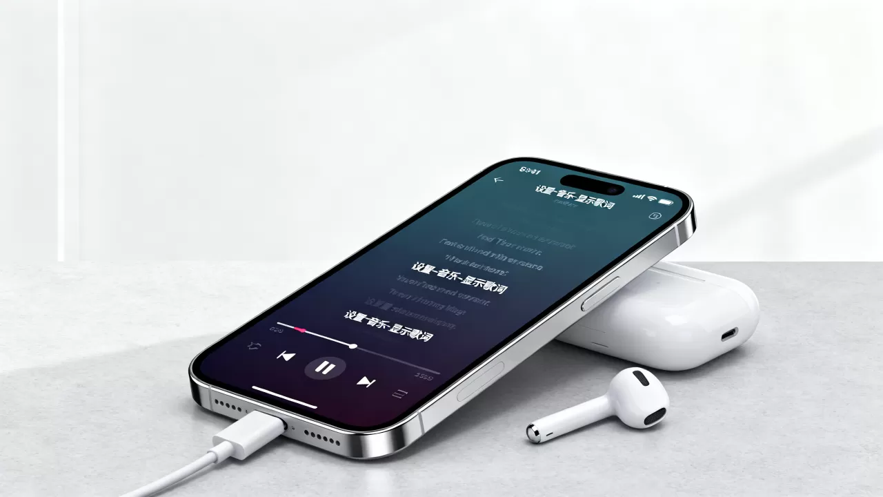 iphone的音乐没有歌词怎么办，iphone音乐显示歌词
