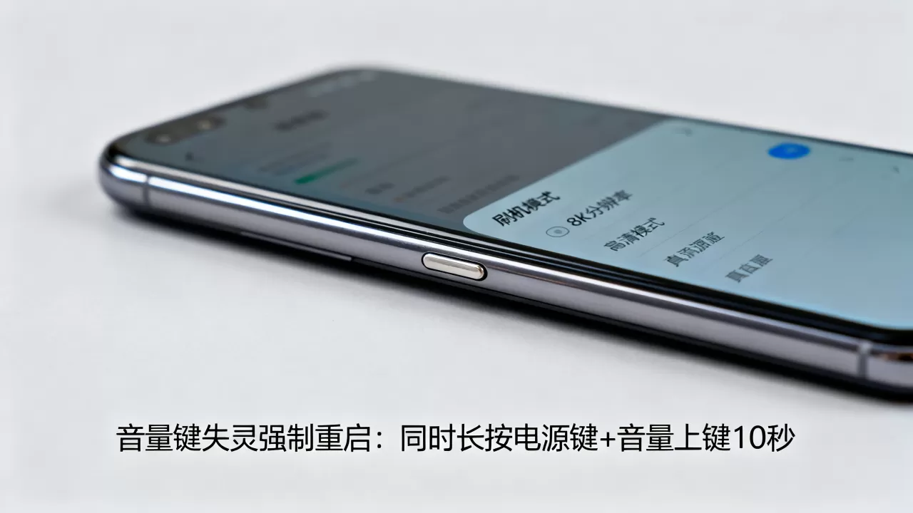 音量键坏了进刷机模式，手机音量键失灵怎么强制重启