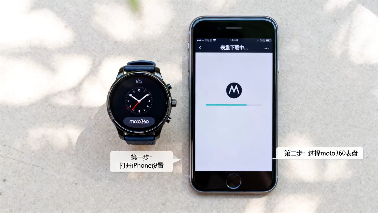 moto360 iPhone表盘怎么设置？iPhone手表表盘下载