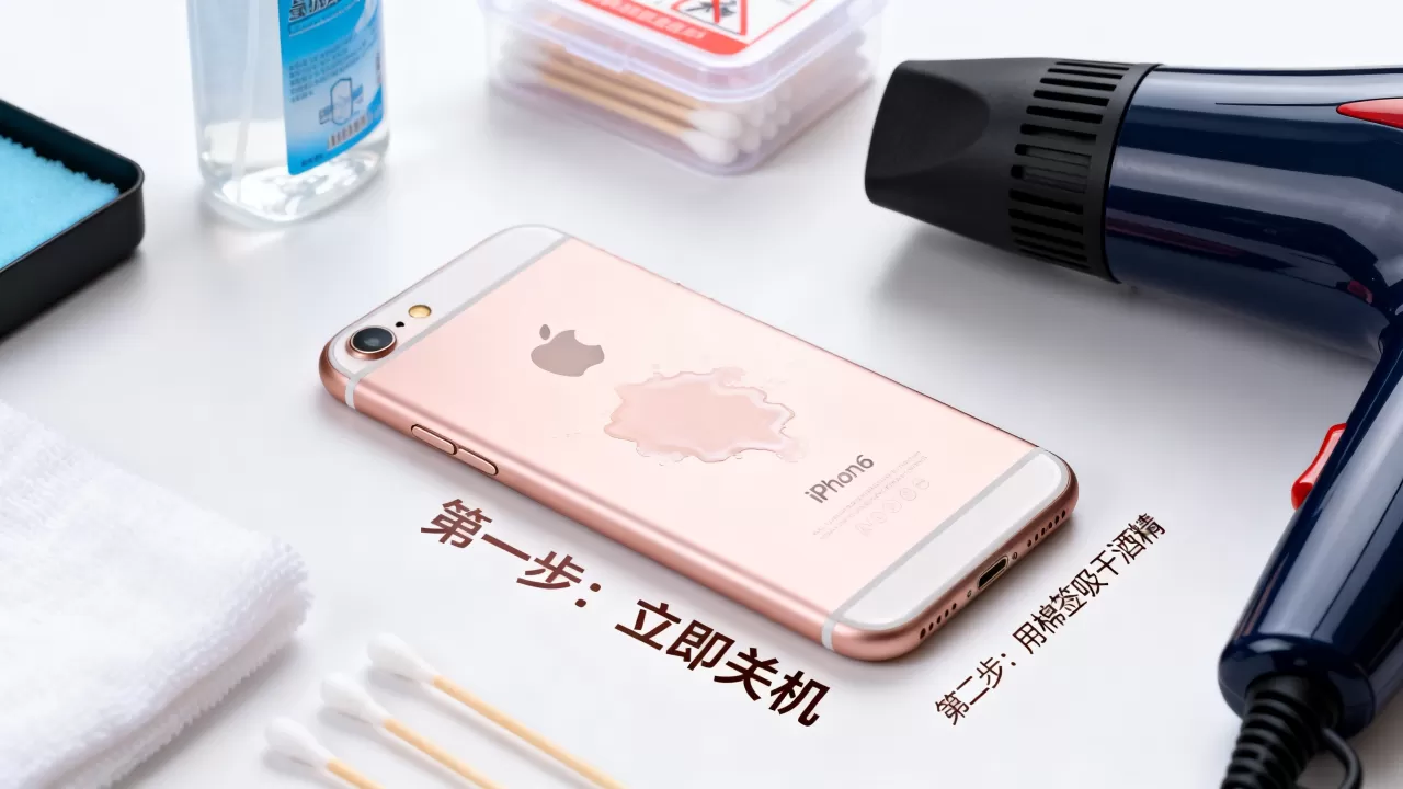 iphone6进酒精了怎么办？iphone6进水急救