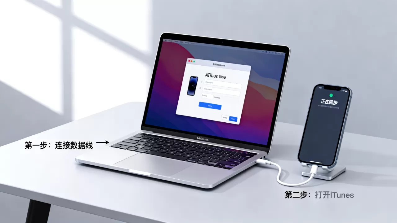 怎么同步电脑和iphone，电脑与iPhone数据同步方法