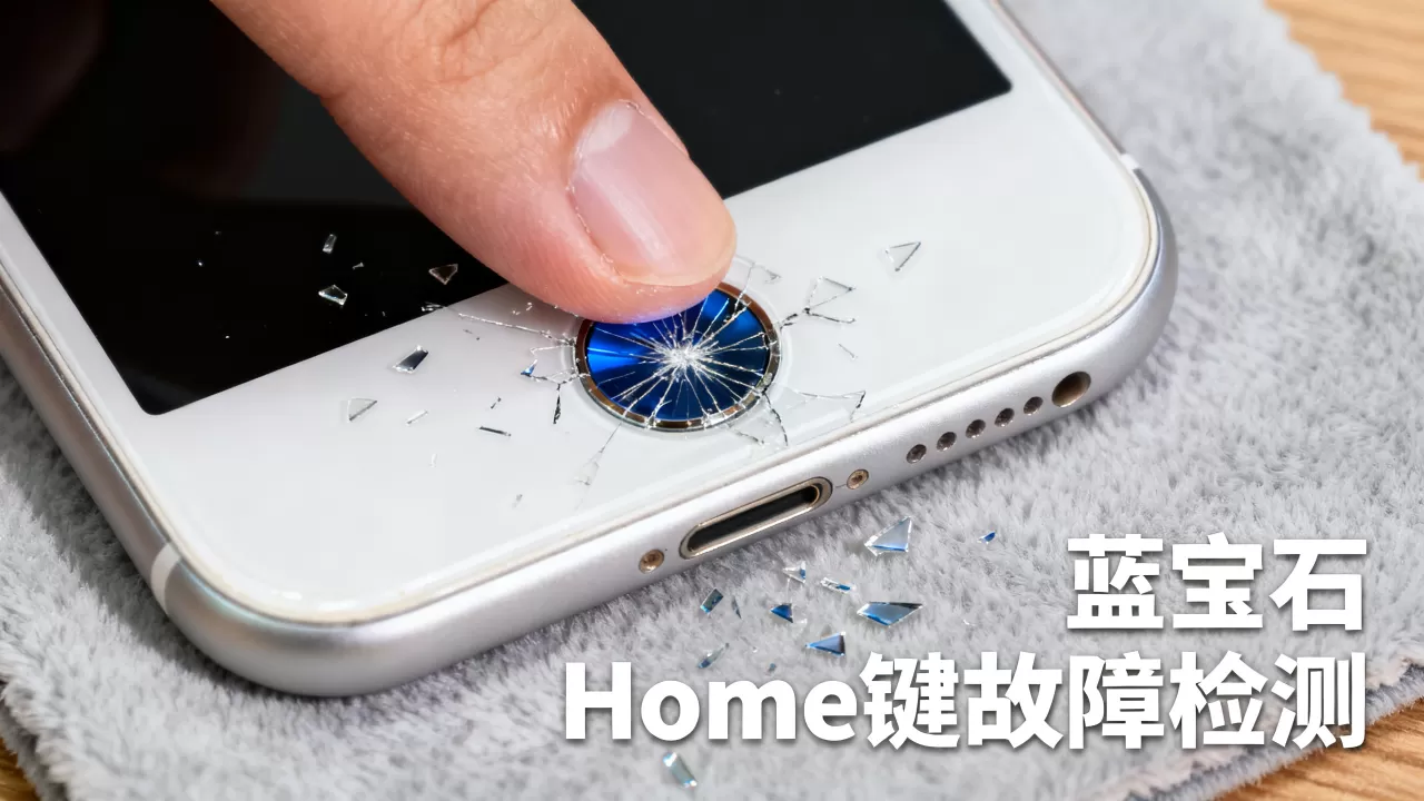 iphone 6蓝宝石home键坏了怎么办，iphone 6蓝宝石home键