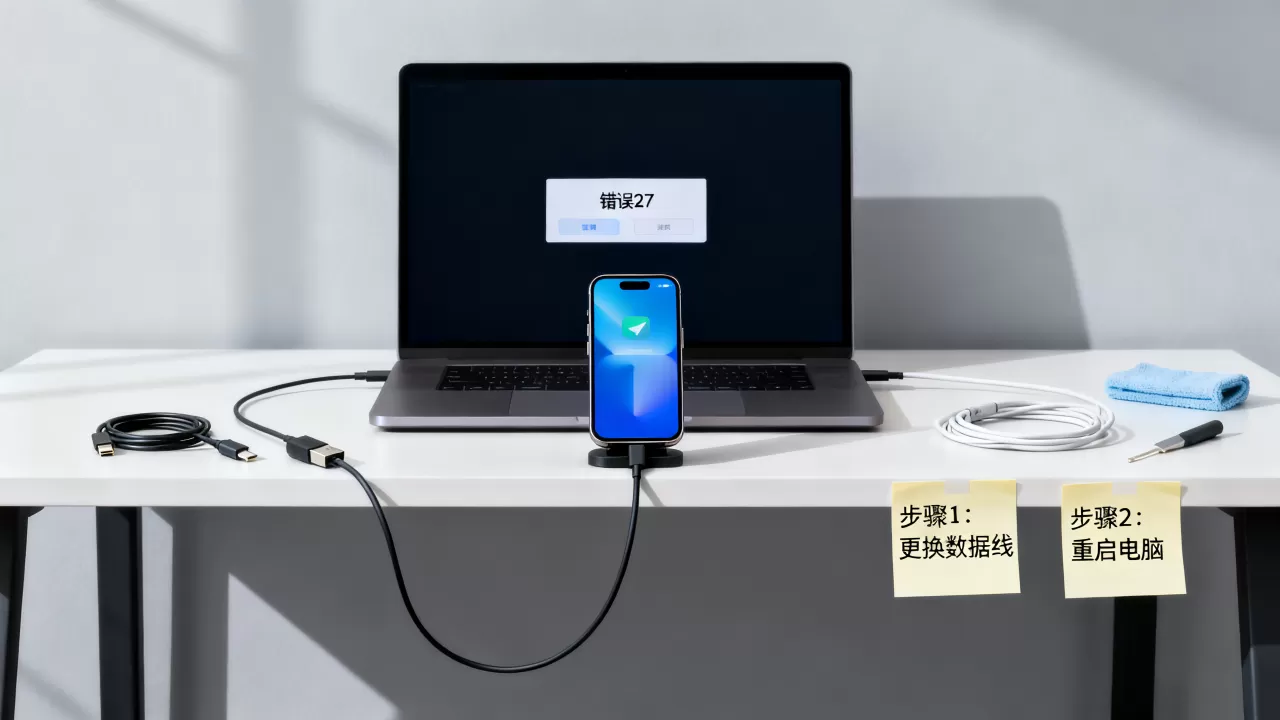 iphone刷机错误27怎么办，iphone刷机报错27解决方法