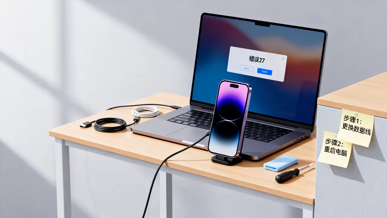 iphone刷机错误27怎么办，iphone刷机报错27解决方法