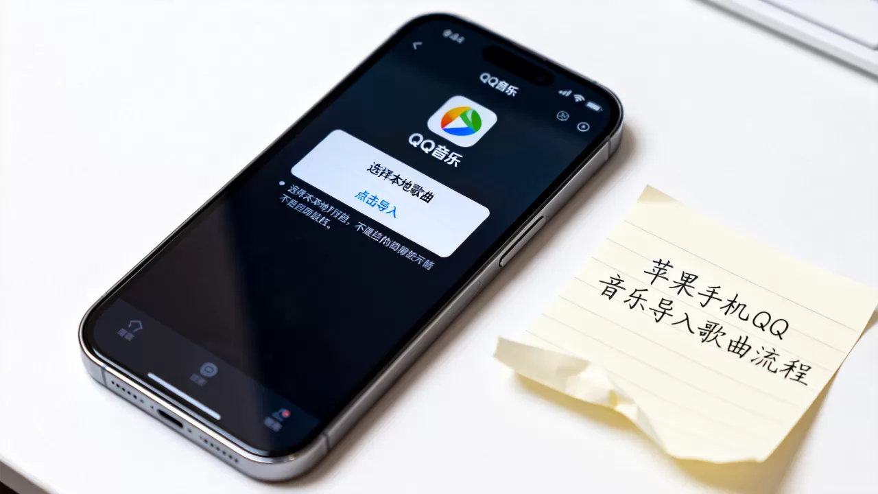 QQ音乐如何导入Iphone，苹果手机QQ音乐怎么导入歌曲