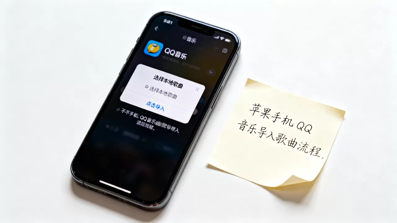 QQ音乐如何导入Iphone，苹果手机QQ音乐怎么导入歌曲