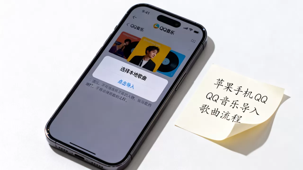 QQ音乐如何导入Iphone，苹果手机QQ音乐怎么导入歌曲